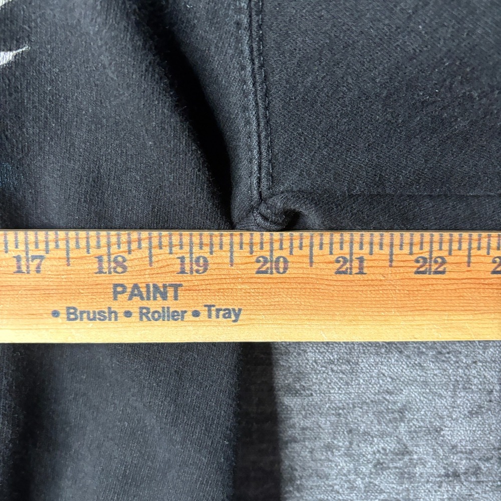 Pacific & Co Tomahawk Fall Ride 2011 Biker Hoodie Black Eagle Flames Mens Small - Picture 8 of 9
